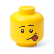 LEGO opbergbox hoofd Silly mini 10 x 11 cm polypropeen geel