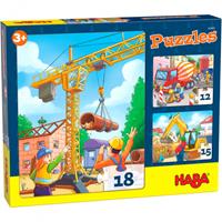 Kaja Reinki HABA 305883 - Puzzles Baustellenfahrzeuge, 12/15/
