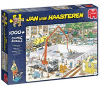 Jumbo legpuzzel Jan van Haasteren bijna klaar 1000 stukjes
