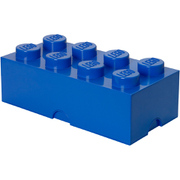 LEGO opbergsteen 8 noppen 25 x 50 cm polypropeen blauw