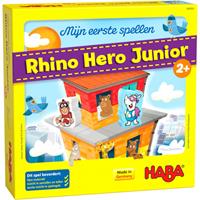 Haba spel Mijn eerste spellen Rhino Hero Junior (NL) karton/hout 18 delig