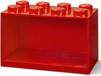 LEGO wandschap 8 noppen Iconic 31,8 x 21,1 cm polypropyleen rood
