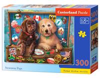 castorland Stowaway Pups - Puzzle - 300 Teile
