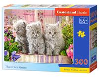 Castorland Three Grey Kittens Puzzel (300 stukjes)