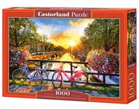 castorland Picturesque Amsterdam with Bicycles - Puzzle - 1000 Teile