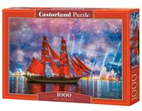 castorland Red Frigate - Puzzle - 1000 Teile