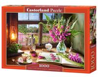 castorland Still Life with Violet Snapdragons - Puzzle - 1000 Teile
