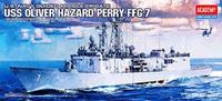 academyplasticmodel U.S. Navy Guided Missile Frigate USS Oliver Hazard Perry FFG-7