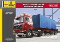 Heller 1/32 Volvo F12-20 & Container Semi Trailer