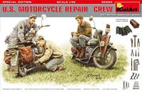 miniart U.S. Motorcycle Repair Crew - Special Edition