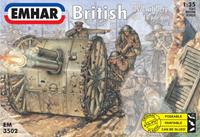 emhar Britische WWI Artillery with 18 pdr gun