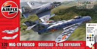 airfix Mig 17F Fresco & Douglas A-4B Skyhawk - Dogfight Double