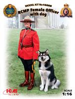 icm RCMP Female Officer with dog