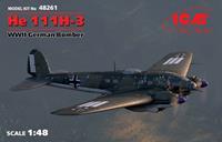 icm Heinkel He 111 H-3 WWII German Bomber