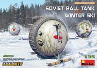 miniart Soviet Ball Tank with Winter Ski - Interior Kit