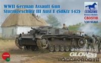 broncomodels WWII German Assault Gun Sturmgesch?tz III Ausf E (SdKfz 142)