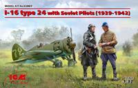icm I-16 type 24 with Soviet Pilots (1939-42) Limited Edition