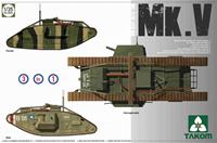 takom WWI Heavy Battle Tank MarkV 3 in 1
