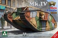 takom WWI Heavy Battle Tank Mk.IV 2 in 1 (Special Edition)