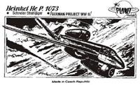 planetmodels Heinkel P.1073 WW II Projekt