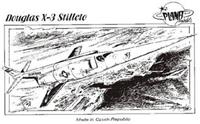 planetmodels Douglas X-3 Stilleto
