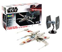 Revell Star Wars Model Kit Gift Set 1/57 X-Wing Fighter & 1/65 TIE Fighter