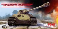 icm Pz.Kpfw. VI Ausf.B King Tiger late productioen with full interior