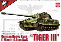 modelcollect German WWII E-75 heavy tank King tiger III with 105mm gun