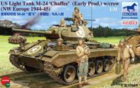 broncomodels US Light Tank M-24 Chaffee (WWII Prod.)