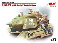 icm T-34-76 with Soviet Tank Riders