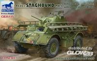 broncomodels T17E1 STAGHOUND MK.I Armored Car (Late Produktion)w.12 Feet Assault Bridge
