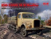 icm KHD S3000/SS M Maultier WWII German Semi-Tracked Truck