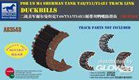 broncomodels DUCKBILLS for US M4 Sherman Tank T48/T51 /T54E1 Track Link