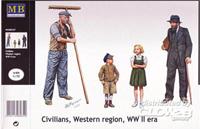 masterboxplastickits Civilians, Western region, WWII era