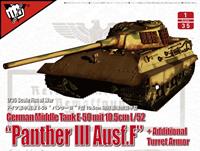 Modelcollect German Middle Tank E-50 mit 10.5cm L/52 Panther III Ausf.F