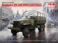 icm Studebaker US6 with WWII Soviet Drivers