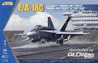 kineticmodelkits F/A-18C US Navy, Swiss AirForce, Finnish A AirForce & Topgun