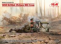 icm WWI British Vickers MG Crew (Vickers MG & 2figures)
