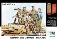 masterboxplastickits Rommel & German tank crew, DAK, WWII era