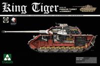 takom WWII German Heavy Tank Sd.Kfz.182 King Tiger Porsche Turret w/Zimmerit
