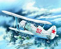 icm I-15 bis, WWII Soviet Fighter Biplane, Winter Version
