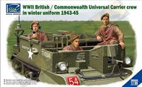 riichmodels British Commenwealth Universal Carrier crew in winter Uniform 1943-45