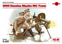 icm WWI Russian Maxim MG Team