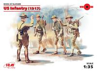 icm WWI US Infanterie, 4 Figuren