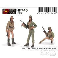 hobbyfan Military Girls Pin-Up 3 Figures