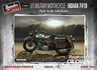 thundermodels US Military Motorcycle Indian 741B (Two kits in box)