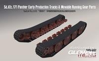 mengmodels German Medium Tank Sd.Kfz.171 Panther Early Production -Tracks & Movable Running GearParts