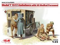 icm Model T 1917 Ambulance with US Medical Personnel