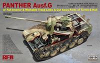 ryefieldmodel Panther Ausf.G with full interior & cut away parts