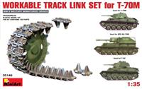 miniart Workable Track Link Set f.T-70M Light T.